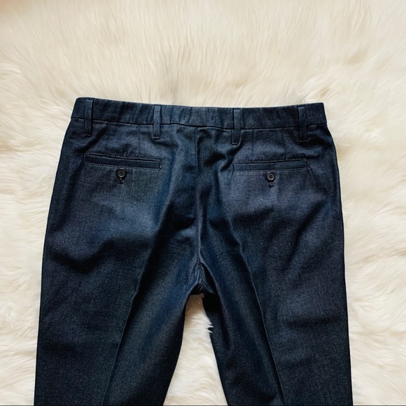 Prada Milano Logo Thin Denim Dress Pants - Picture 9 of 12